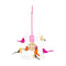 Hanglamp kinderkamer roze wit neon| babykamer