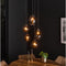 Hanglamp Philip mix 5-lichts - Chromed glas