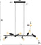 Hanglamp Point 6 lampen - Charcoal