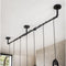 Hanglamp Ring wikkel 7 lampen - Charcoal