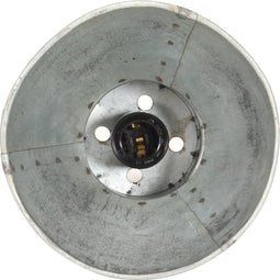 Hanglamp rond 25 W E27 17 cm zilverkleurig