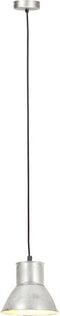 Hanglamp rond 25 W E27 17 cm zilverkleurig