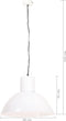 Hanglamp rond 25 W E27 48 cm wit