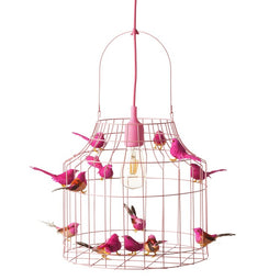 Dutch Dilight pendant lamp birds pink
