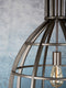 Hanglamp Star Burned Steel
