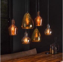 Hanglamp Tricolor 6 lampen - Artic zwart