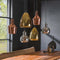 Hanglamp Tricolore 3+3 Mix Glass E27 Fitting