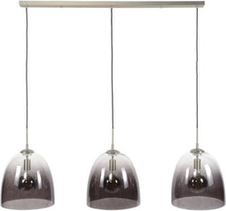 Hanglamp Twilight 3 lampen Ø33 cm - Rook glas | Meubelplaats