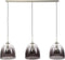 Hanglamp Twilight 3 lampen Ø33 cm - Rook glas | Meubelplaats