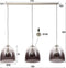 Hanglamp Twilight 3 lampen Ø33 cm - Rook glas | Meubelplaats
