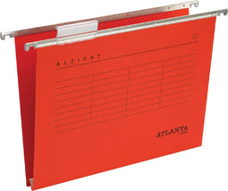 Hangmap Alzicht folio U-bodem rood | 25 stuks
