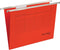 Hangmap Alzicht folio V-bodem rood | 25 stuks