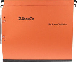 Hangmap Esselte Orgarex Dual lateraal 15mm oranje | 25 stuks