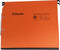 Hangmap Esselte Orgarex Dual lateraal 15mm oranje | 25 stuks