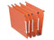 Hangmap Esselte Orgarex Dual lateraal 15mm oranje | 25 stuks