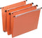 Hangmap Esselte Orgarex Dual verticaal 345x245x15mm oranje | 25 stuks