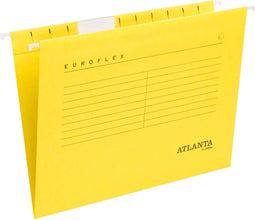 Hangmap Euroflex A4 V-bodem geel | 25 stuks
