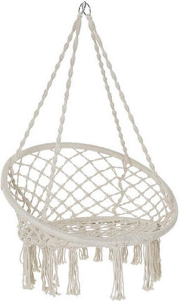 Hangmat DKD Home Decor Beige Polyester Katoen Staal (80 x 63 x 120 cm)