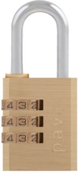 Hangslot Pavo met cijferslot 41x28x12mm
