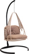 Hangstoel Valentin Beige - Incl. Frame & Mokka Kussen