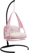 Hangstoel Valentin Roze - Incl. Frame & Beige Kussen