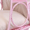 Hangstoel Valentin Roze - Incl. Frame & Beige Kussen