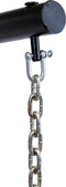 Hangstoel Valentin Zwart - Incl. Frame & Grijze Kussen