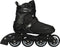Nijdam Gear Up - Inlineskates - Semi-softboot - Zwart - Maat 44