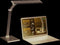 Hansa - Bureaulamp led Slim zilvergrijs