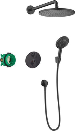 hansgrohe Croma 280 1jet inbouw doucheset met Ecostat S mat zwart