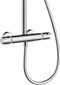 hansgrohe Croma Select S 180 2jet Showerpipe EcoSmart - wit/chroom - 2 straalsoorten - diameter hoofddouche 180 mm