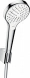 Hansgrohe Croma Select S Vario / Porter'S Badset - 125 cm slang - Chroom / Wit