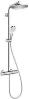 hansgrohe Crometta S Showerpipe 240 1jet EcoSmart met thermostaat chroom