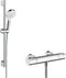 hansgrohe Crometta Vario renovatieset 65 cm met Ecostat 1001 CL thermostaat wit/chroom