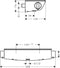 hansgrohe Ecostat Select douchethermostaat opbouw chroom