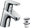 hansgrohe Focus ééngreeps wastafelmengkraan 70 met afvoerplug chroom