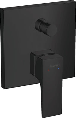 hansgrohe Metropol ééngreeps badmengkraan afbouwdeel met rechte greep mat zwart