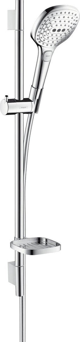 hansgrohe Raindance Select E 120 / Unica'S Puro Glijstangset - 65 cm - Chroom / Wit - diameter handdouche 120 mm