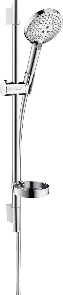 hansgrohe Raindance Select S 120 / Unica'S Puro Glijstangset - 65 cm - Chroom - 3 straalsoorten - diameter handdouche 125 mm