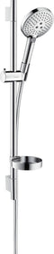 hansgrohe Raindance Select S 120 / Unica'S Puro Glijstangset - 65 cm - Chroom - 3 straalsoorten - diameter handdouche 125 mm