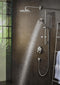 hansgrohe Raindance Select S doucheset 120 3jet PowderRain met Unica'S Puro glijstang 65 cm chroom