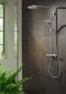 hansgrohe Raindance Select S Showerpipe 240 1jet PowderRain met thermostaat chroom