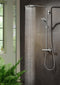 hansgrohe Raindance Select S Showerpipe 240 1jet PowderRain met thermostaat chroom