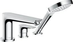 Hansgrohe Talis e afdekset 3 gats badrandcombinatie chroom