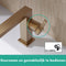 hansgrohe Tecturis E ééngreeps wastafelkraan 110 Fine CoolStart zonder waste Brushed Bronze