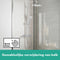 hansgrohe Vernis Blend Showerpipe 200 1jet met douchethermostaat chroom