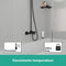 hansgrohe Vernis Shape showerpipe 240 1jet met badthermostaat mat zwart