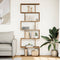 vidaXL - Kamerscherm - / - boekenkast - 6-laags - 70x24x193 - cm - hout - artisanaal