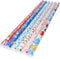 Happy Birthday Inpakpapier/cadeaupapier - 6x stuks rollen - feest/verjaardag prints - 200 x 70 cm - papier - cadeautjes inpakken