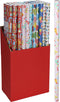Happy Birthday Inpakpapier/cadeaupapier - 6x stuks rollen - feest/verjaardag prints - 200 x 70 cm - papier - cadeautjes inpakken